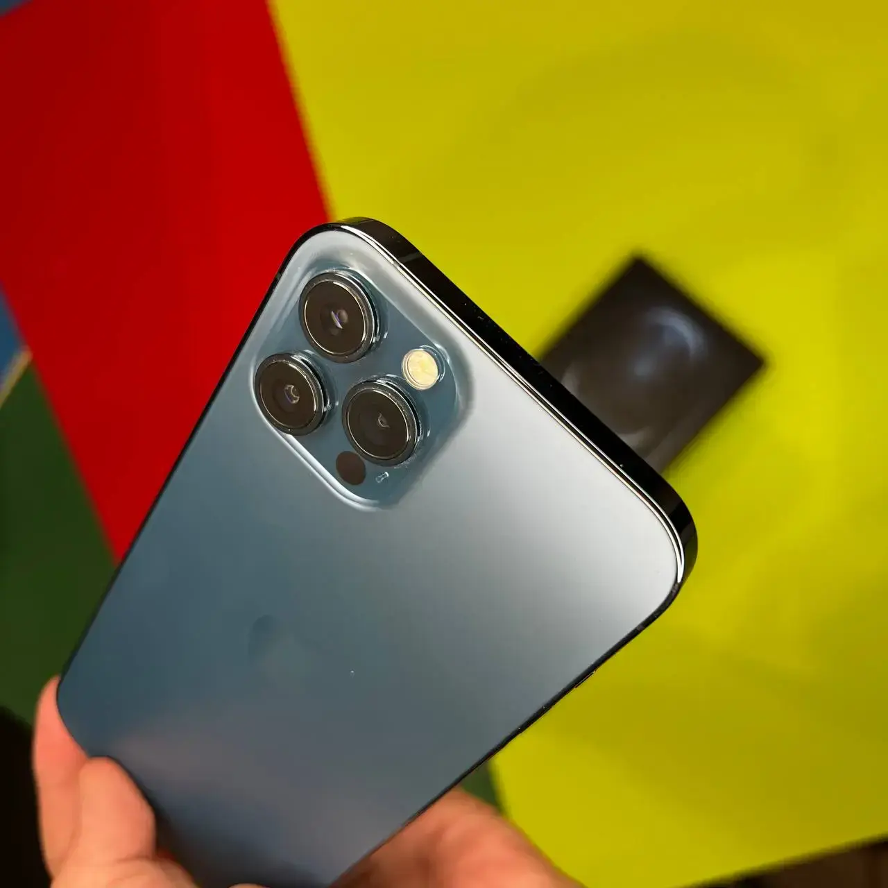 📲USED Apple iPhone 12 Pro Max 128GB Pacific Blue (MGCJ3, MGDA3),🔋87% (Стан - 9.5/10, Комплект - iPhone, коробка | гарантія - 1 міс.)