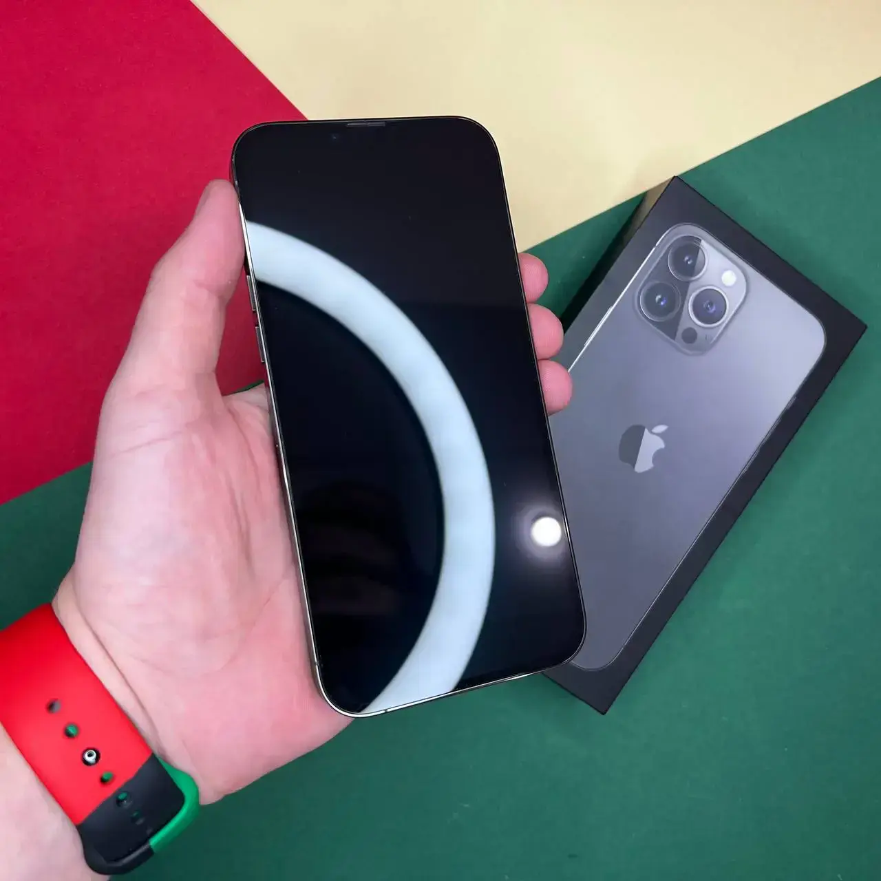 📲USED Apple iPhone 13 Pro Max 256GB Graphite (MLKR3, MLLA3),🔋90% (Стан - 9.5/10, Комплект - повний | гарантія - 1 міс.)