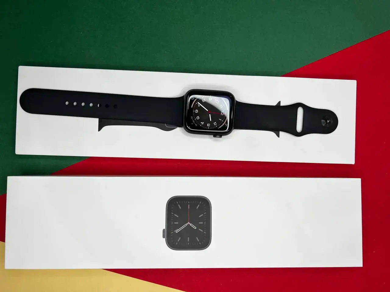 ⏰USED Apple Watch Series 6 GPS 44mm Space Gray Aluminum Case with Black Sport Band (M00H3),🔋85%(Стан - 9/10, комплект повний, гарантія - 1 міс.