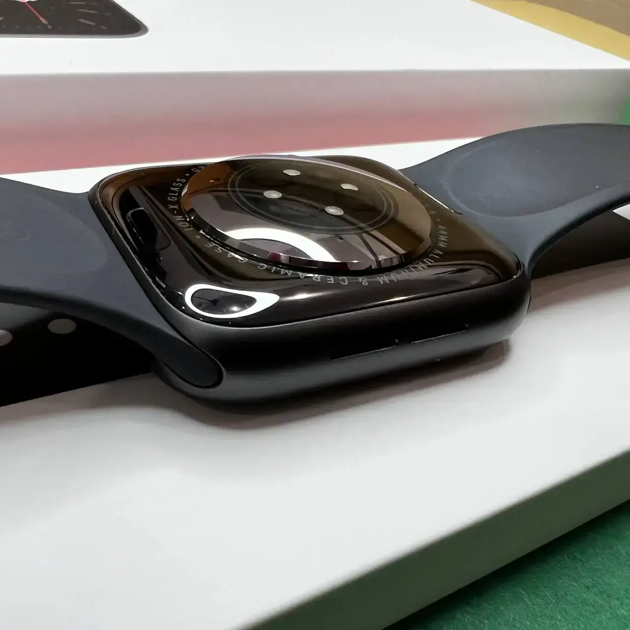 ⏰USED Apple Watch Series 6 GPS 44mm Space Gray Aluminum Case with Black Sport Band (M00H3),🔋85%(Стан - 9/10, комплект повний, гарантія - 1 міс.