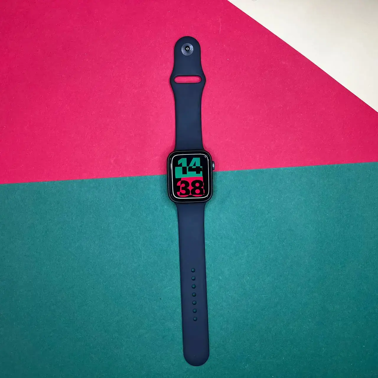 ⏰USED Apple Watch Series 6 GPS 44mm Space Gray Aluminum Case with Black Sport Band (M00H3),🔋85%(Стан - 9/10, комплект повний, гарантія - 1 міс.