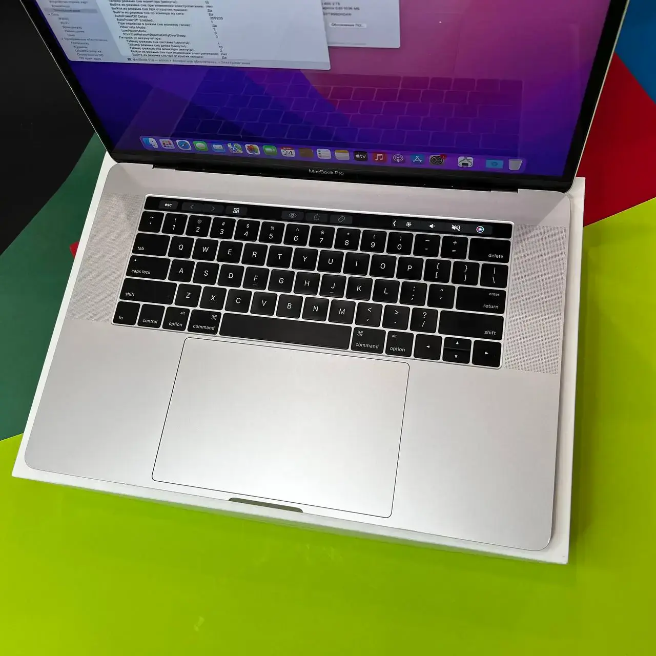 💻 USED MacBook Pro 15" Silver (MLW82) 2016, (i7/16GB/512GB) (Состояние - 8.8/10. Комплект - полное | гарантия - 1 мес.) - Cycle 605