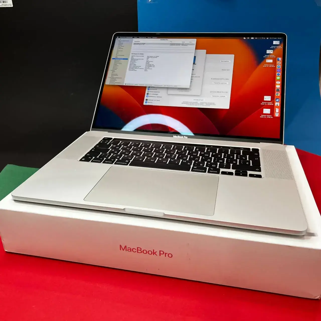 💻 USED MacBook Pro 16" Silver (Z0Y3000HL) 2019, (i9/32GB/1TB/4GB) (Стан - 9/10. Комплект - повний | гарантія - 1 міс.) - Cycle 583