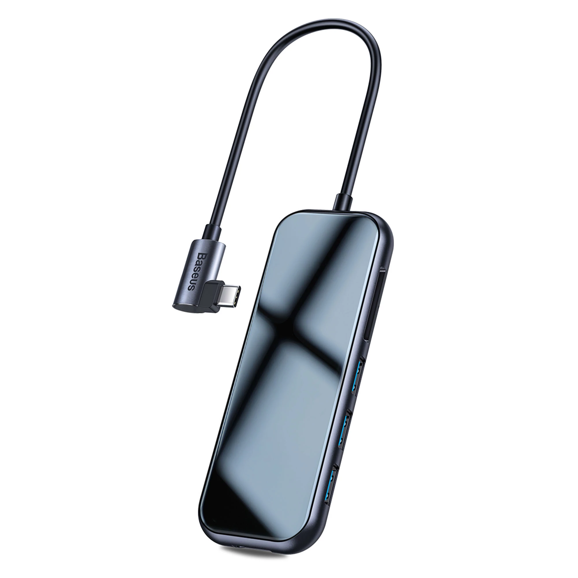 Baseus Mirror Series Multifunctional Hub (3 x USB 3.0, HDMI 4k, SD / Cardreader, PD) (CAHUB-CZ0G)