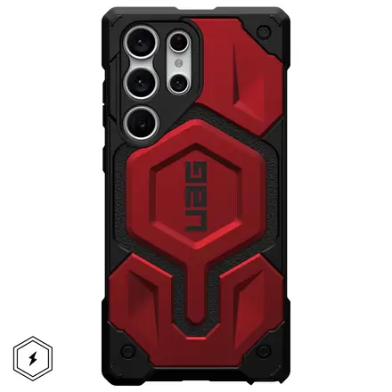 Чехол UAG Monarch Pro Series Case for Samsung Galaxy S23 Ultra - Crimson (214140119494)