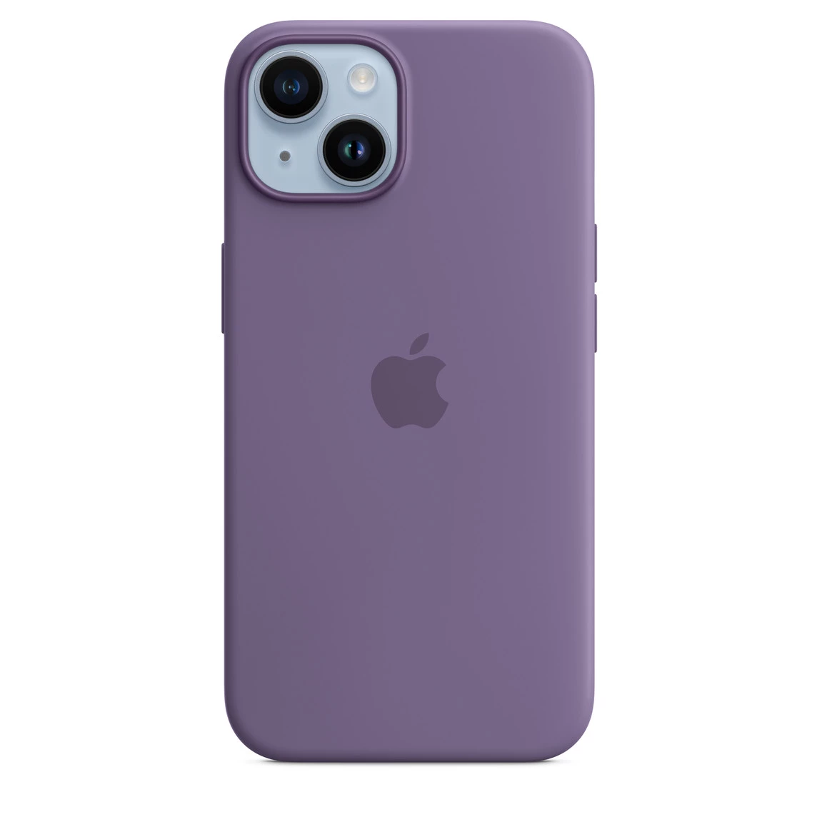 Чохол Apple iPhone 14 Silicone Case with Animation & MagSafe (1:1 original) - Iris