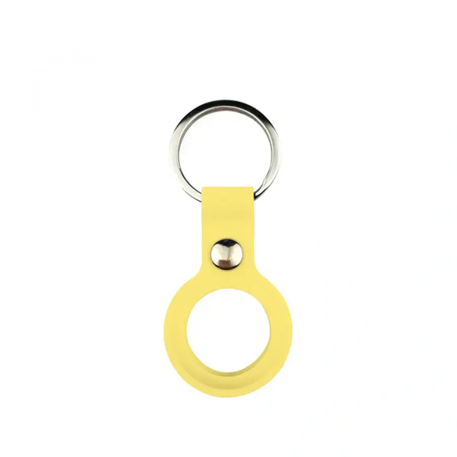 AirTag Silicone Key Ring Lux Copy Yellow