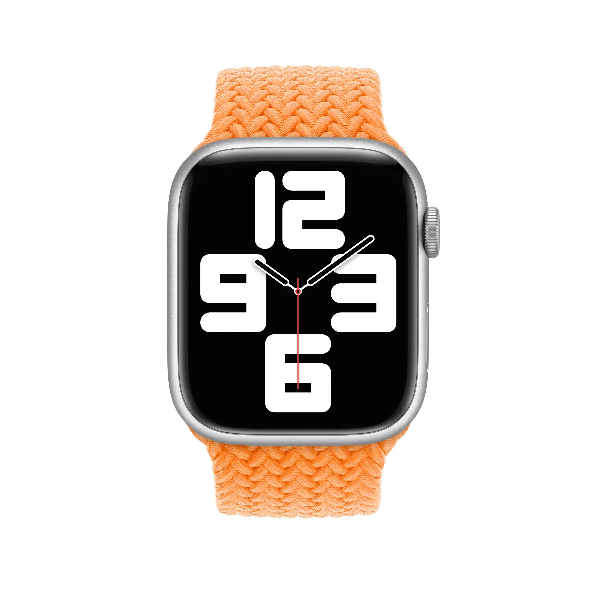 Ремінець Apple Bright Orange Braided Solo Loop - Size 9 для Apple Watch 42/44/45/49mm (MQYT3)