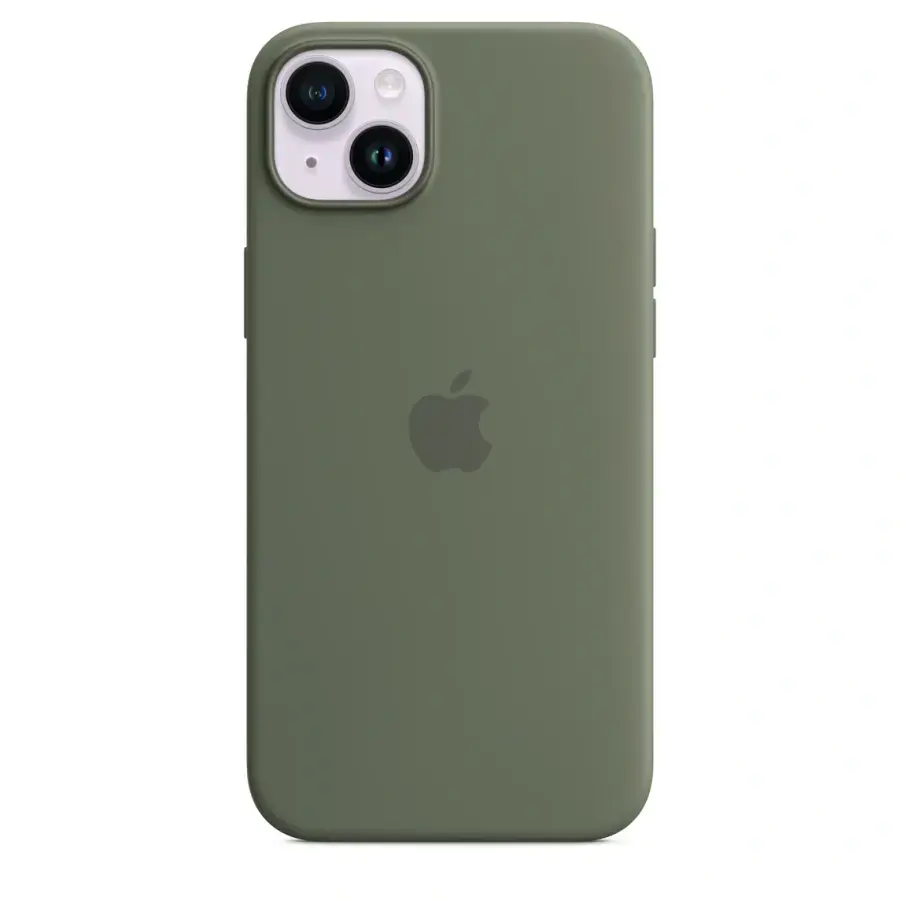 Чохол Apple iPhone 14 Plus Silicone Case with MagSafe - Olive (MQUD3)