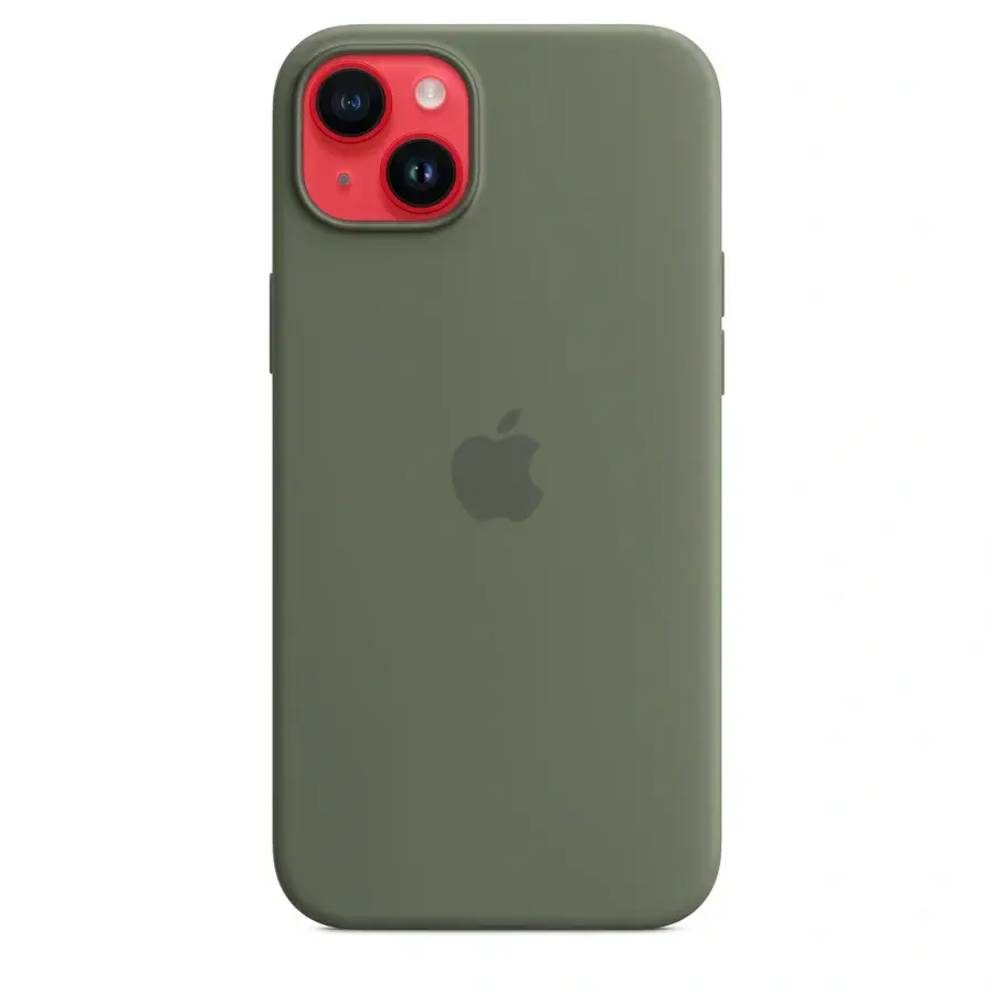 Чохол Apple iPhone 14 Plus Silicone Case with MagSafe - Olive (MQUD3)