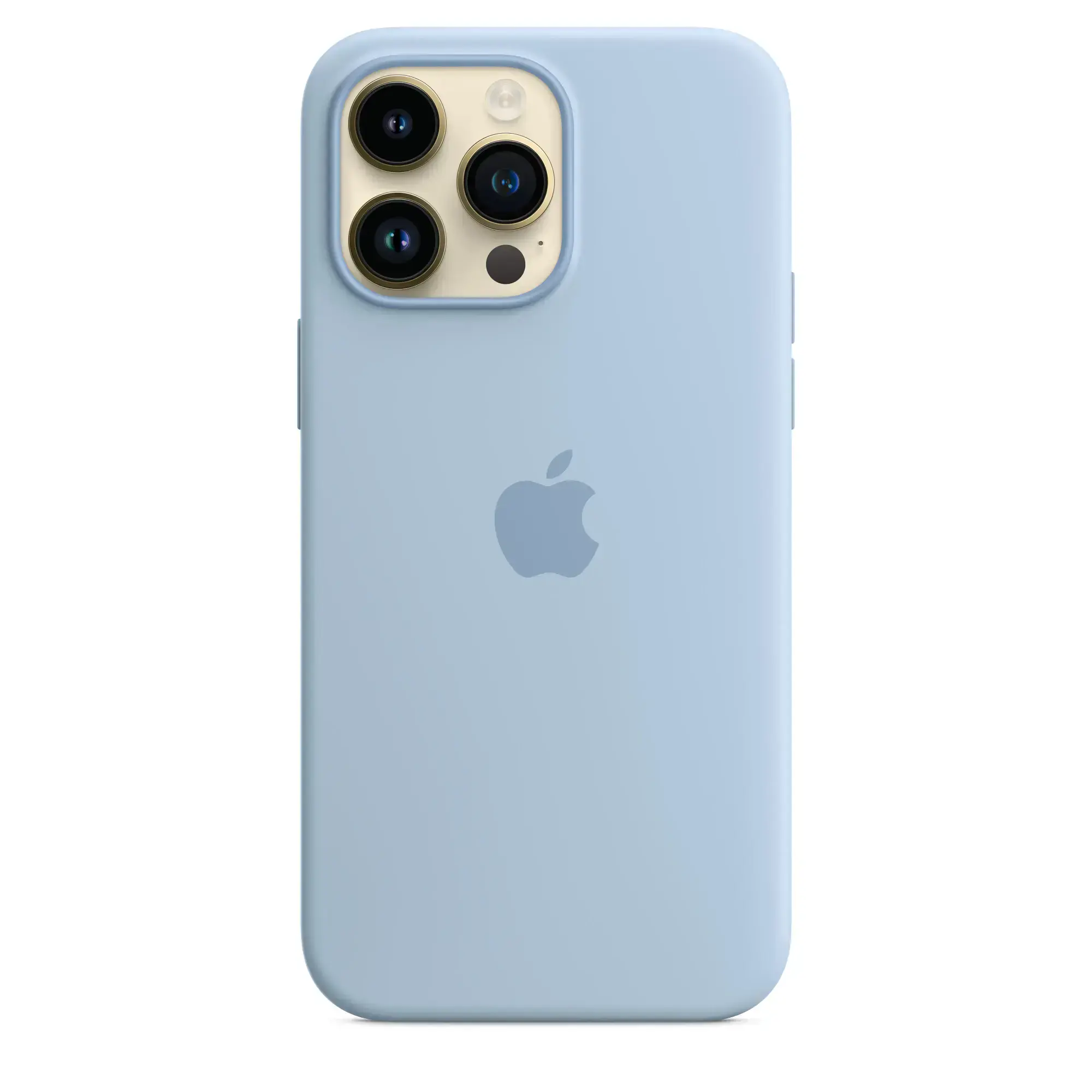 Чехол Apple iPhone 14 Pro Max Silicone Case with Animation & MagSafe (1:1 original) - Sky