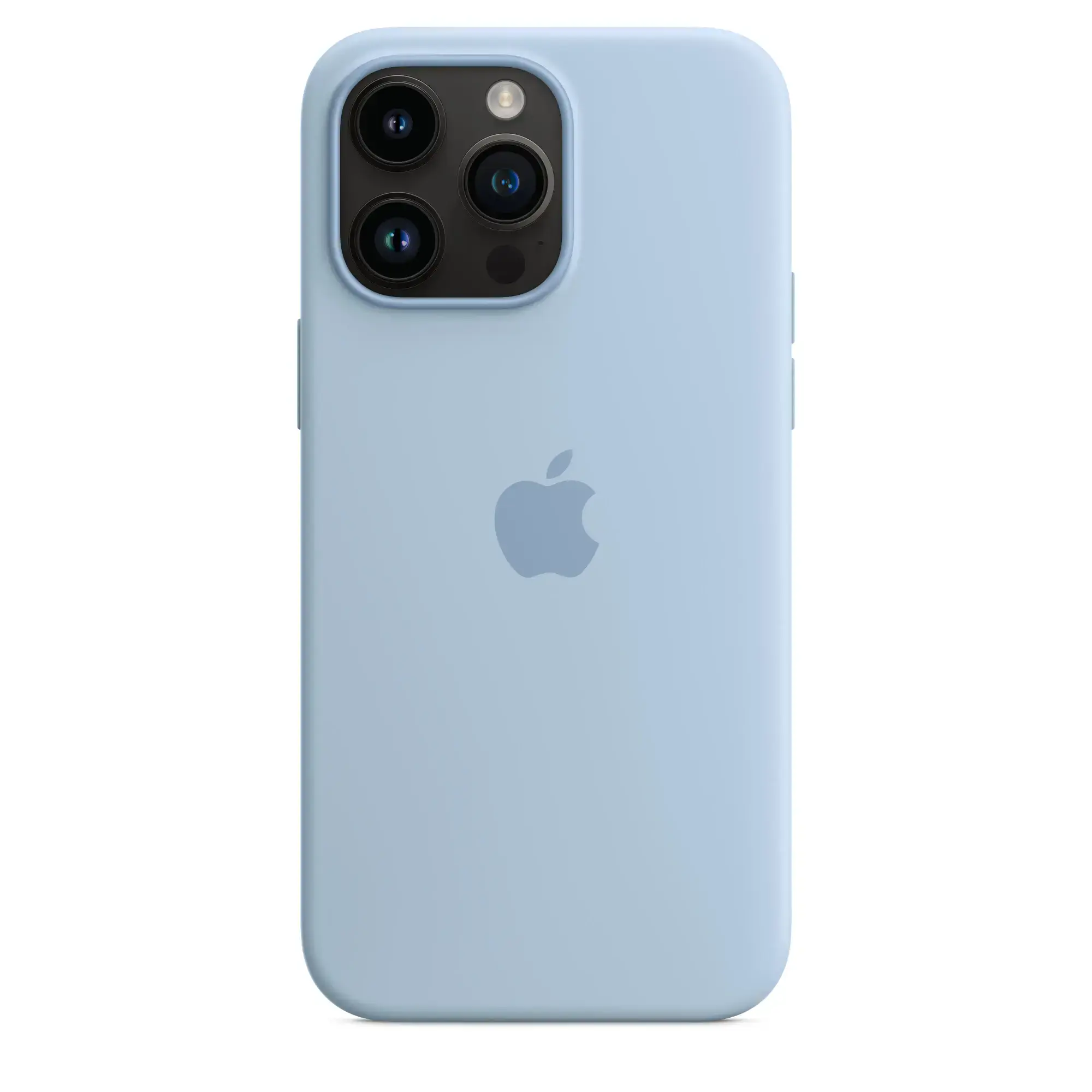 Чехол Apple iPhone 14 Pro Max Silicone Case with Animation & MagSafe (1:1 original) - Sky