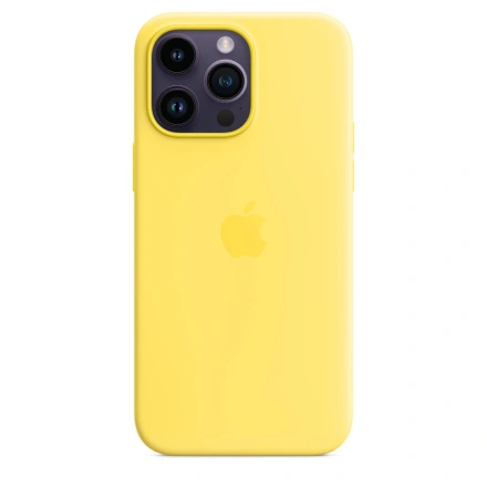 Чохол Apple iPhone 14 Pro Max Silicone Case with MagSafe - Canary Yellow (MQUL3)