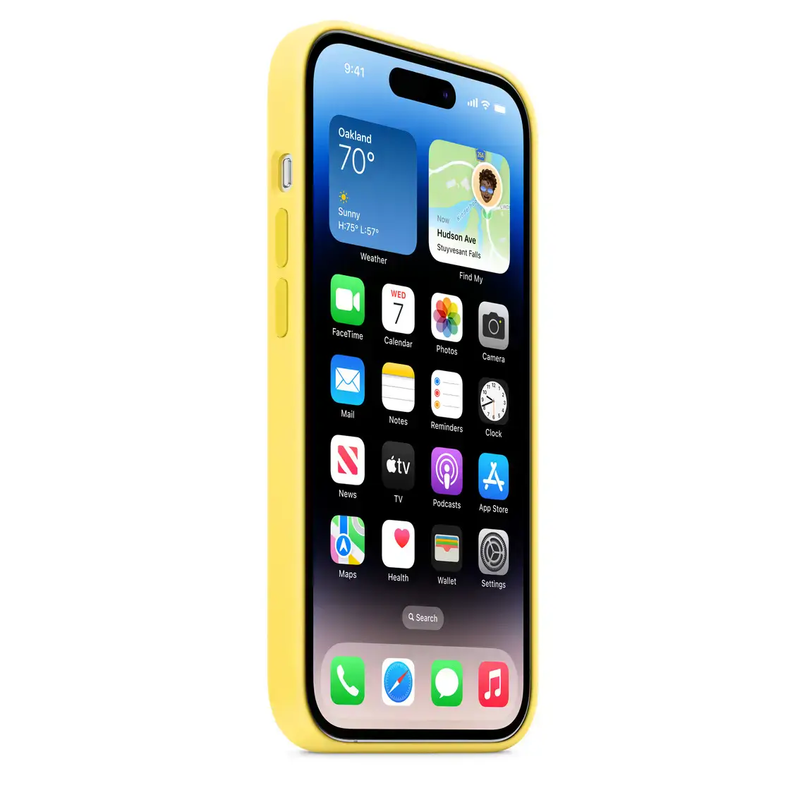 Чохол Apple iPhone 14 Pro Silicone Case with MagSafe - Canary Yellow (MQUG3)