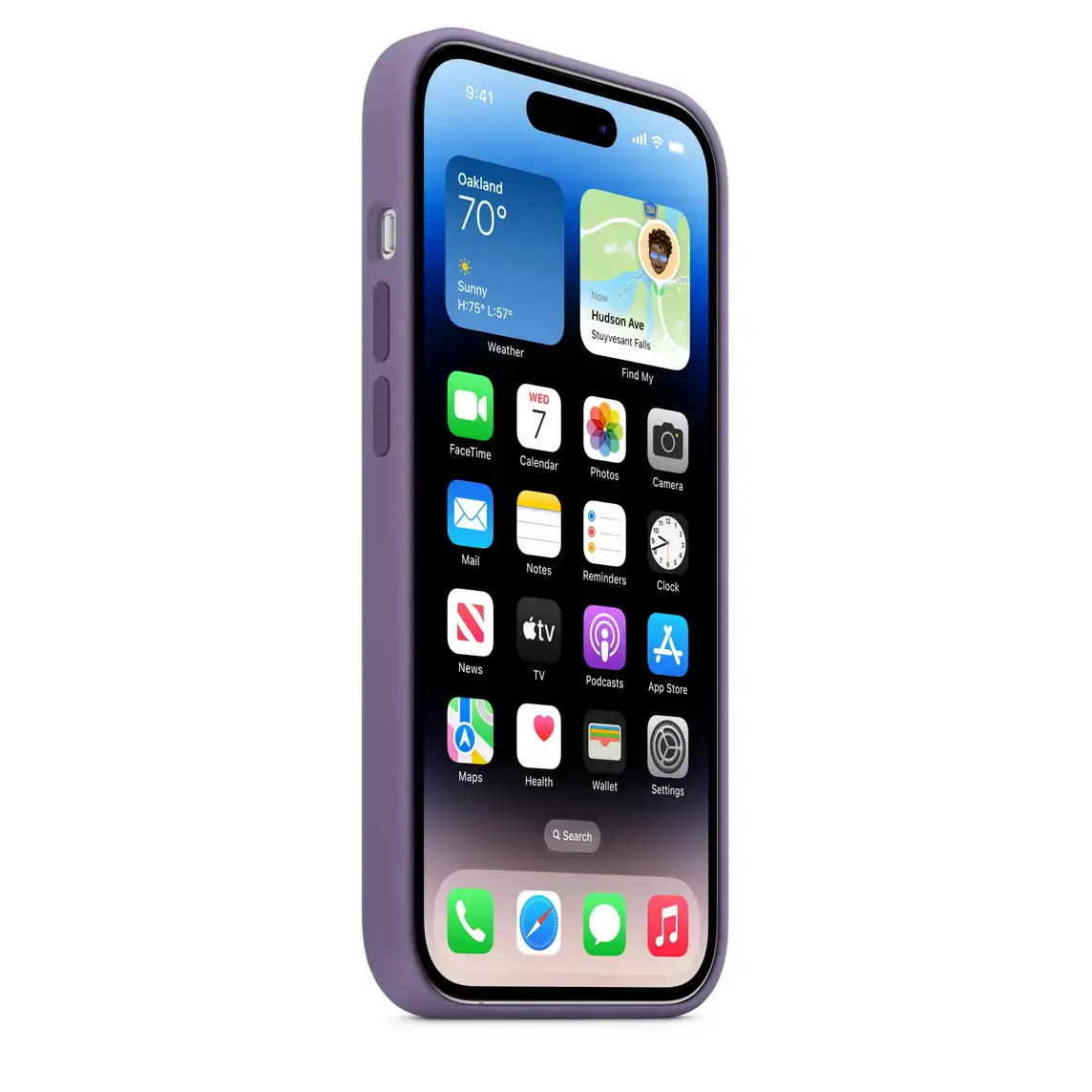 Чохол Apple iPhone 14 Pro Silicone Case with MagSafe - Iris (MQUK3)