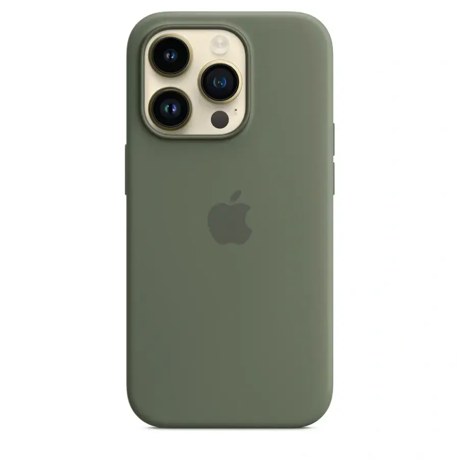 Чохол Apple iPhone 14 Pro Silicone Case with MagSafe - Olive (MQUH3)