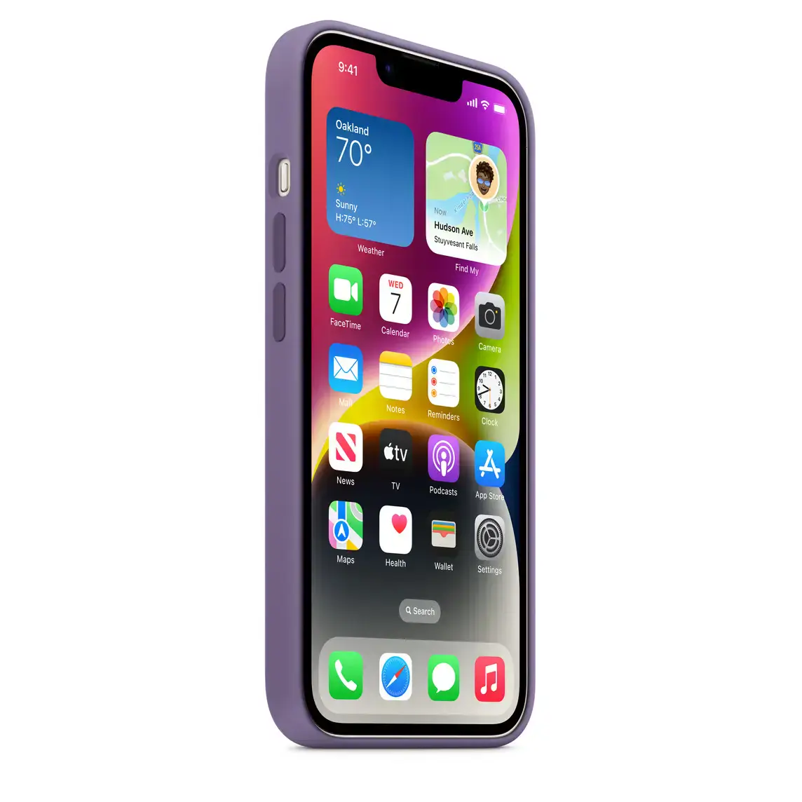 Чохол Apple iPhone 14 Silicone Case with MagSafe - Iris (MQUA3)