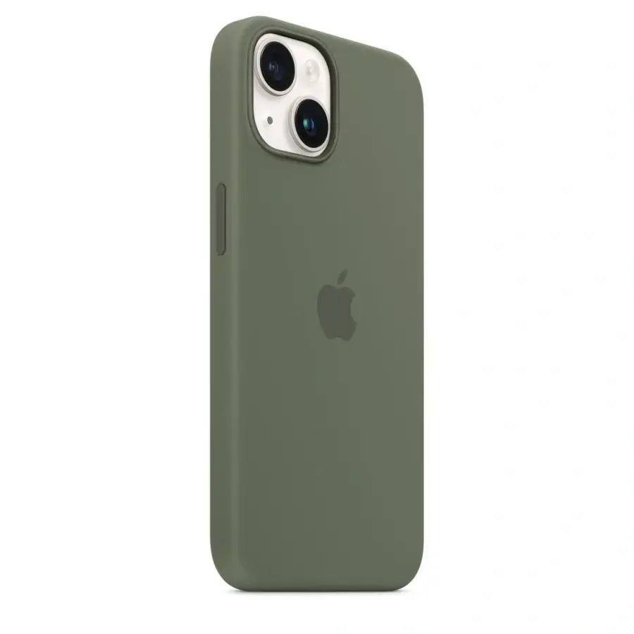 Чохол Apple iPhone 14 Silicone Case with MagSafe - Olive (MQU83)