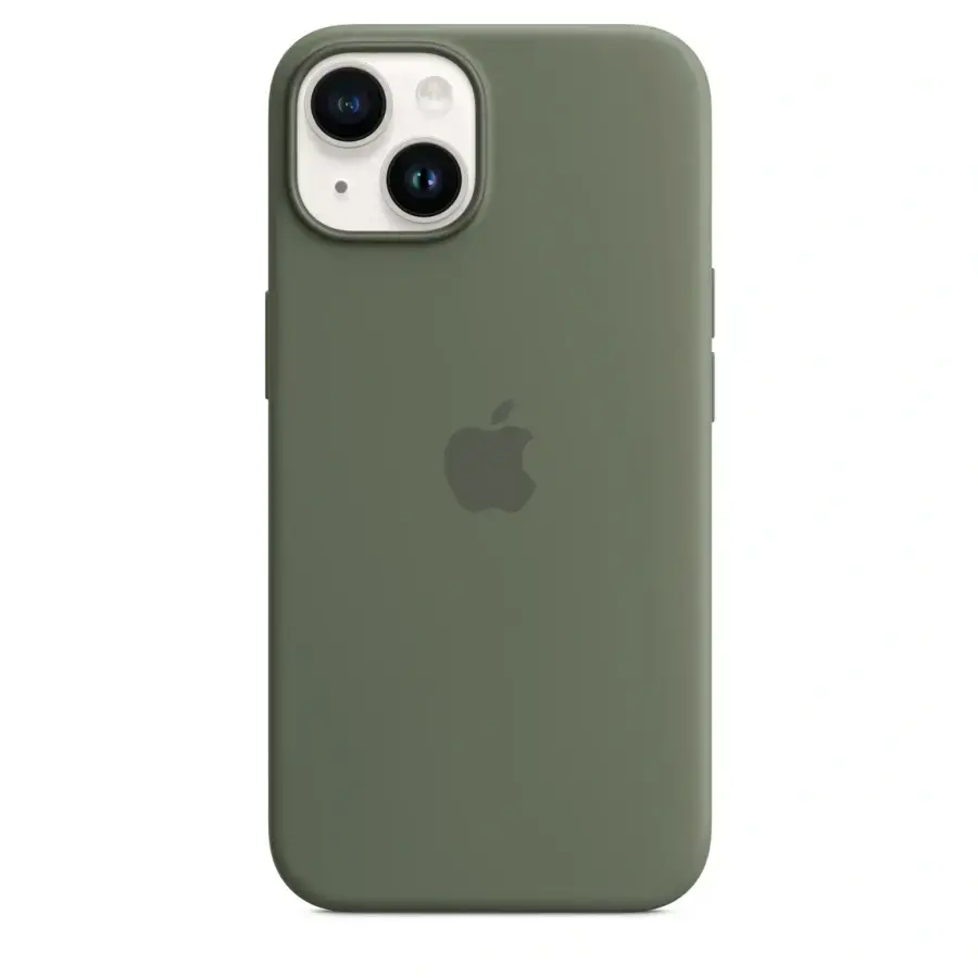 Чохол Apple iPhone 14 Silicone Case with MagSafe - Olive (MQU83)