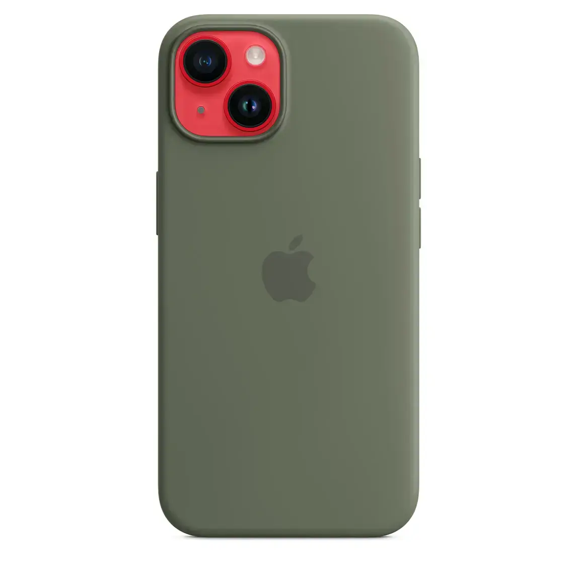 Чохол Apple iPhone 14 Silicone Case with MagSafe - Olive (MQU83)