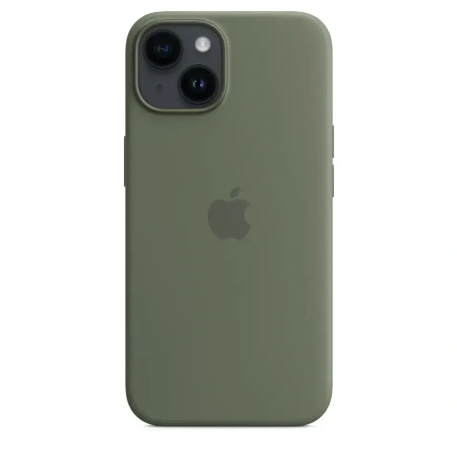 Чохол Apple iPhone 14 Silicone Case with MagSafe - Olive (MQU83)