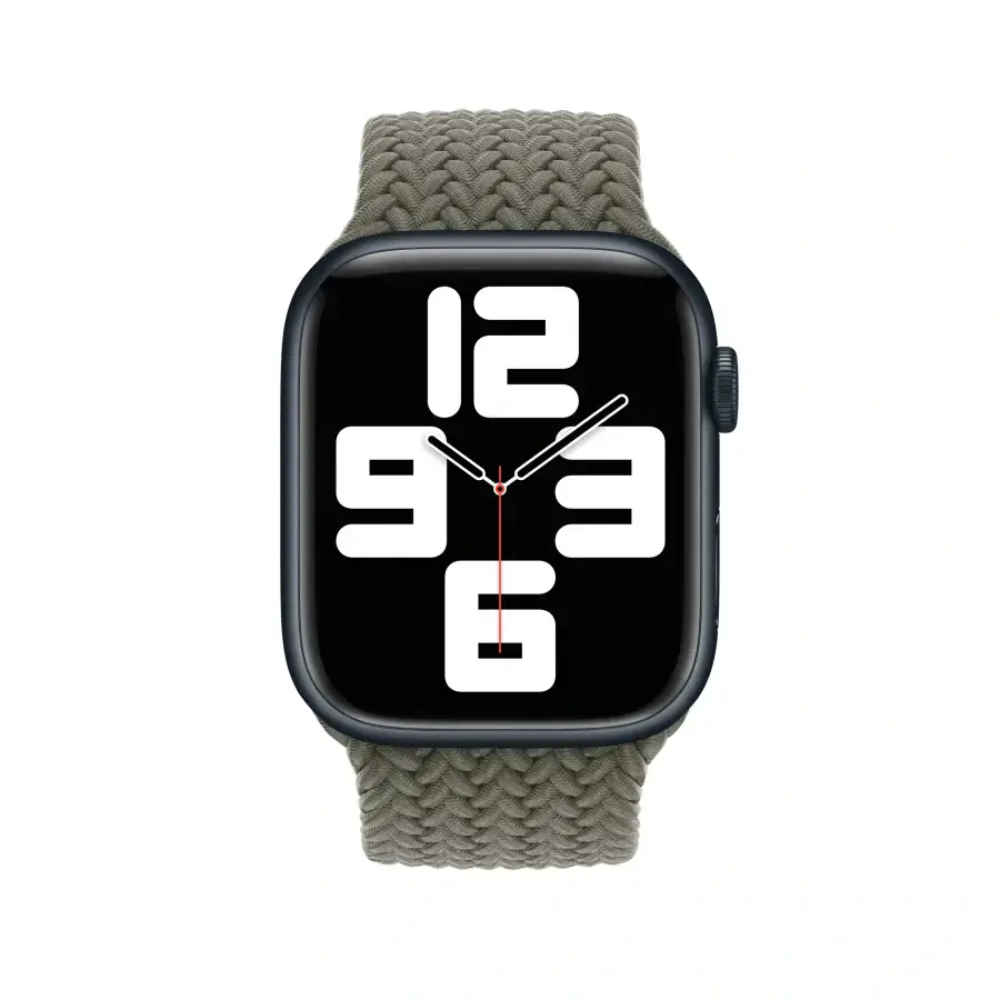 Ремінець Apple Olive Braided Solo Loop - Size 6 для Apple Watch 38/40/41/42mm (MQY43)