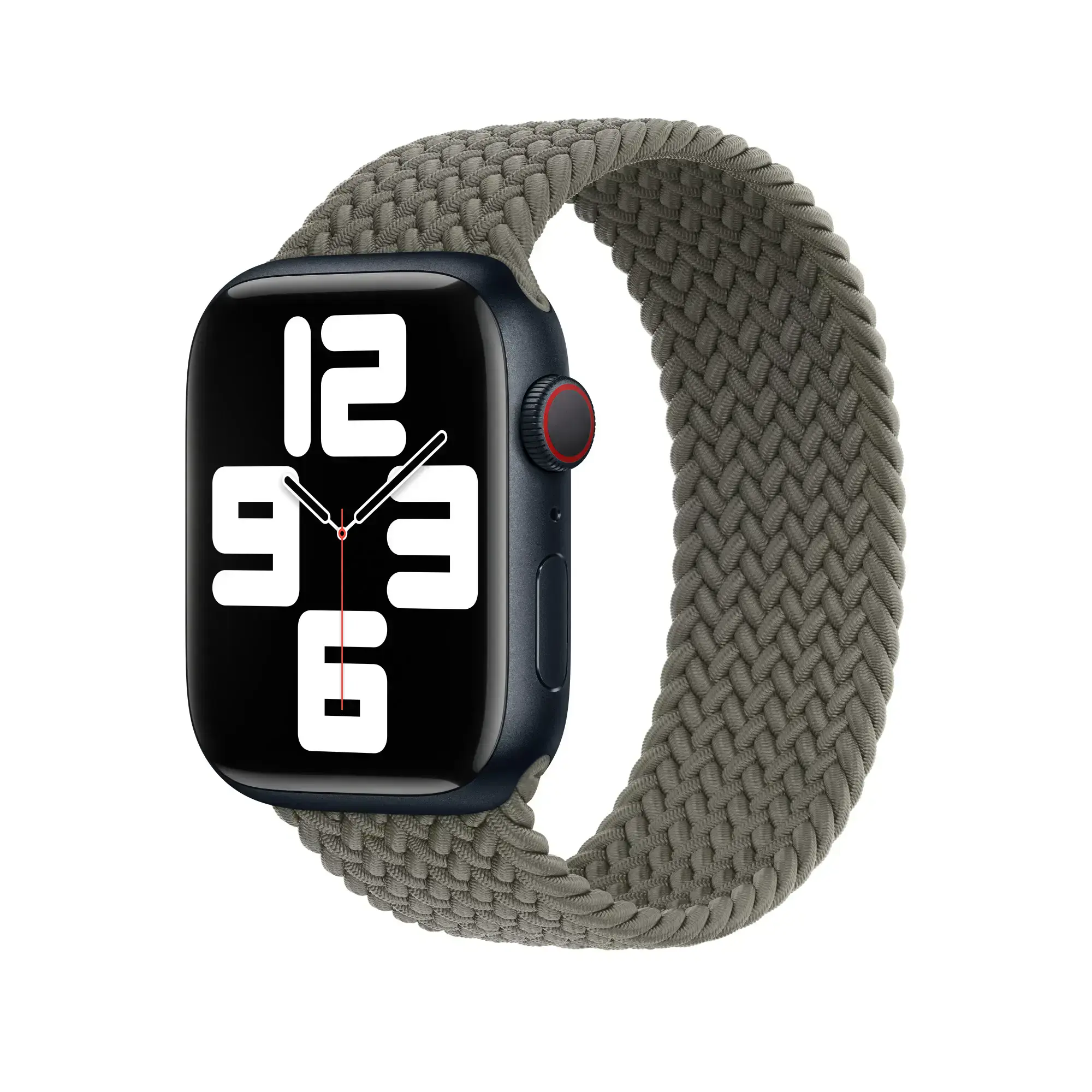 Ремешок Apple Olive Braided Solo Loop - Size 6 для Apple Watch 38/40/41/42mm (MQY43)