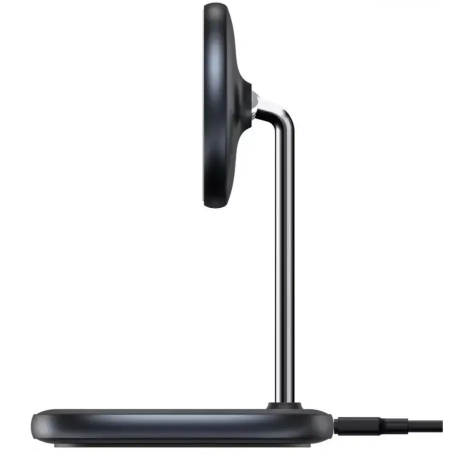 Бездротовий зарядний пристрій Baseus Swan Magnetic Desktop Bracket Black (WXSW-01)