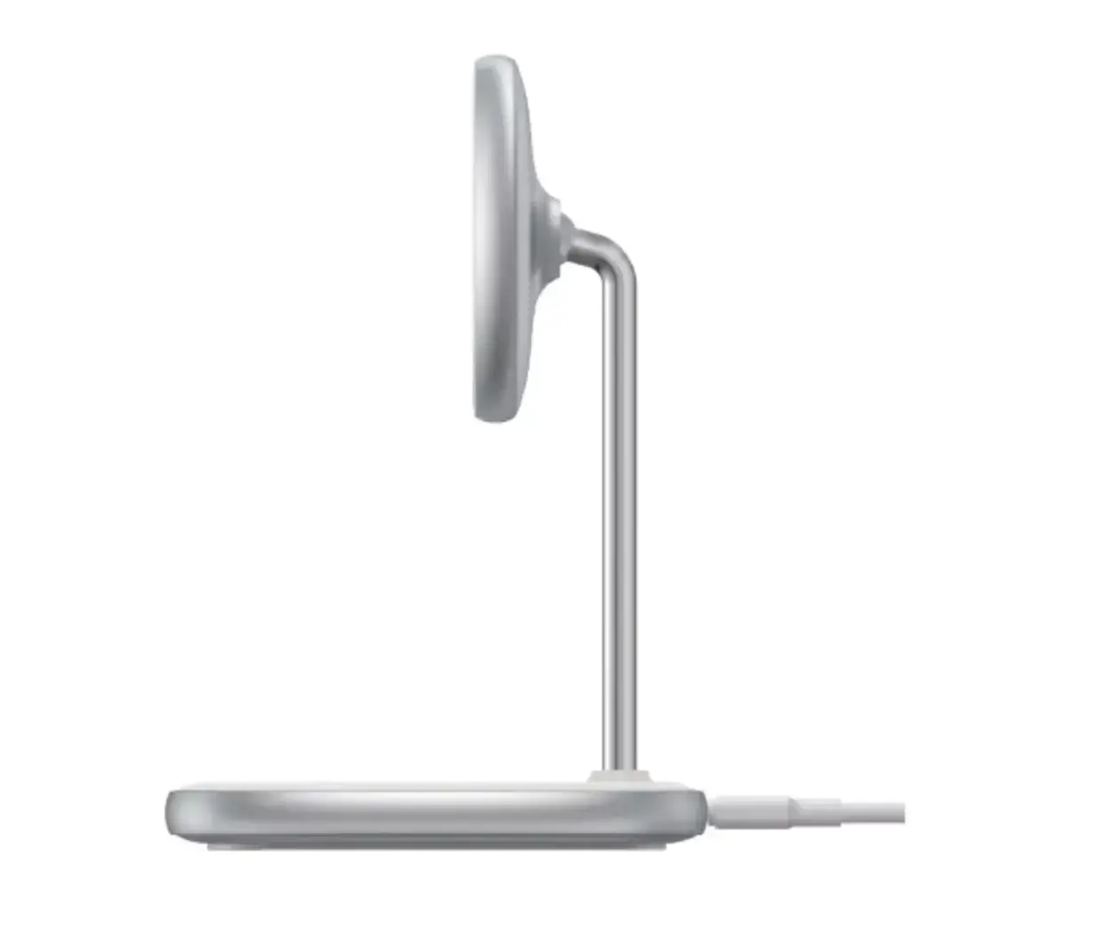 Беспроводное зарядное устройство Baseus Swan Magnetic Desktop Bracket White (WXSW-02)