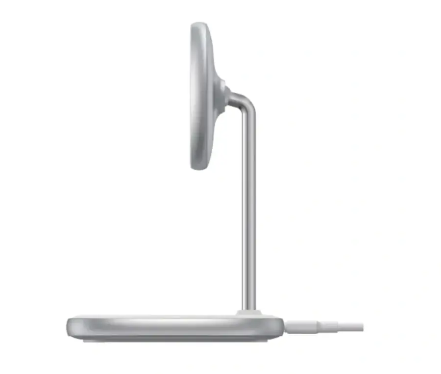 Бездротовий зарядний пристрій Baseus Swan Magnetic Desktop Bracket White (WXSW-02)