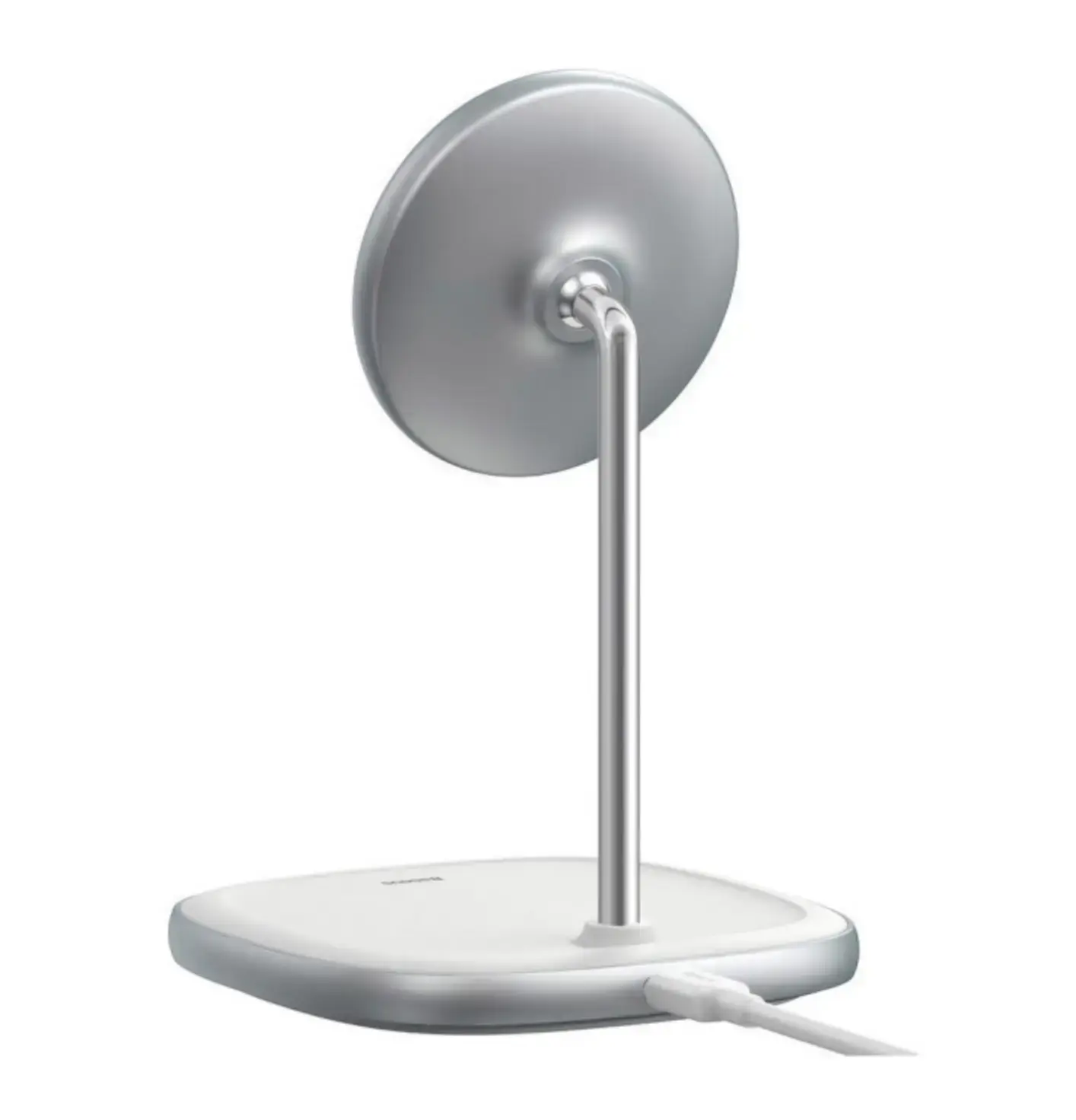 Беспроводное зарядное устройство Baseus Swan Magnetic Desktop Bracket White (WXSW-02)