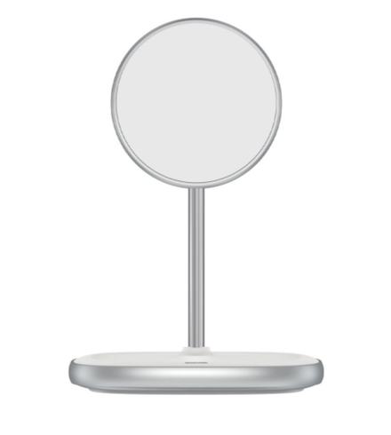 Бездротовий зарядний пристрій Baseus Swan Magnetic Desktop Bracket White (WXSW-02)