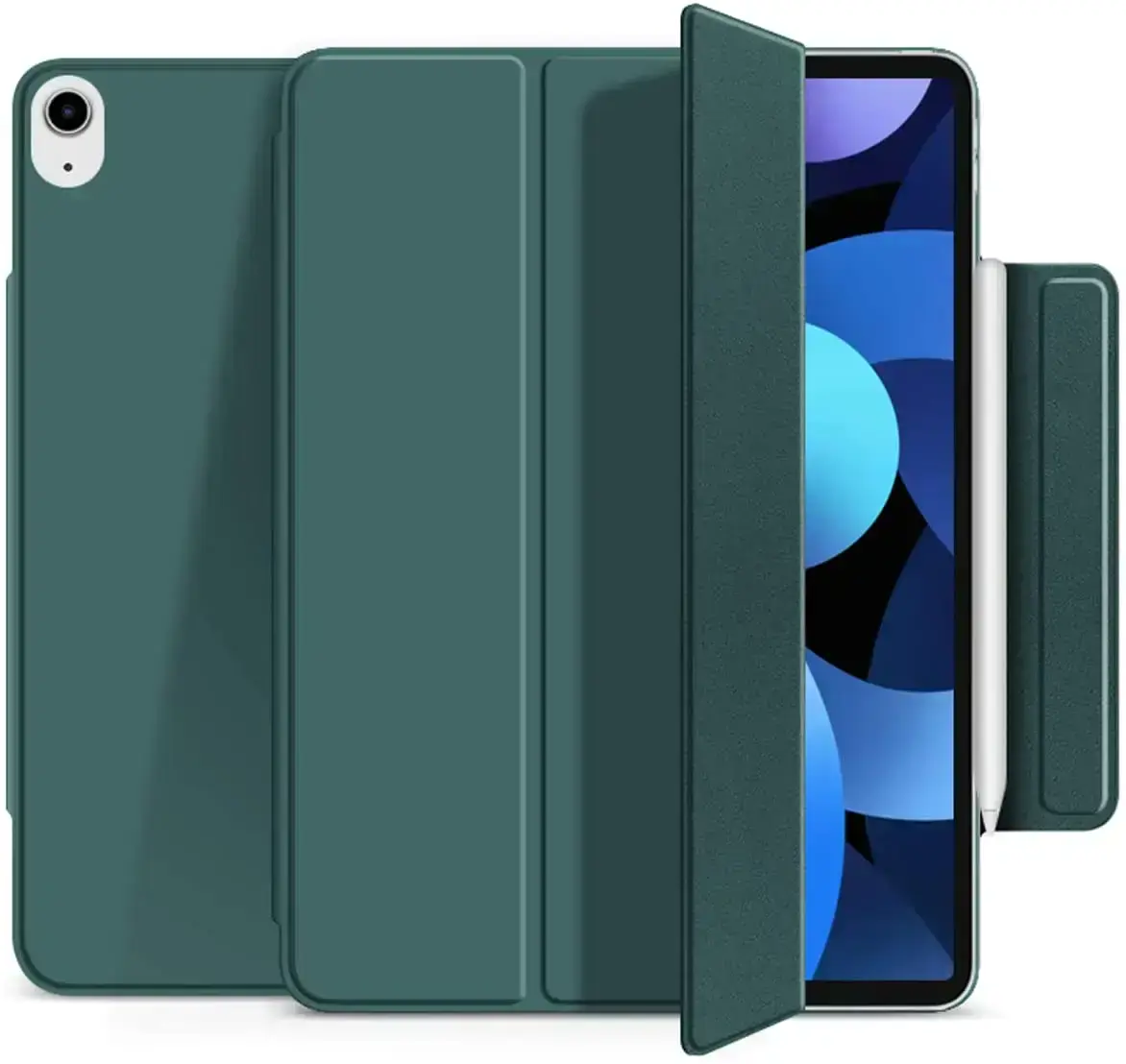 Чохол Comma Rider Double Sides Magnetic with Pencil Slot Series для iPad (10th generation) - Dark Green (380259)