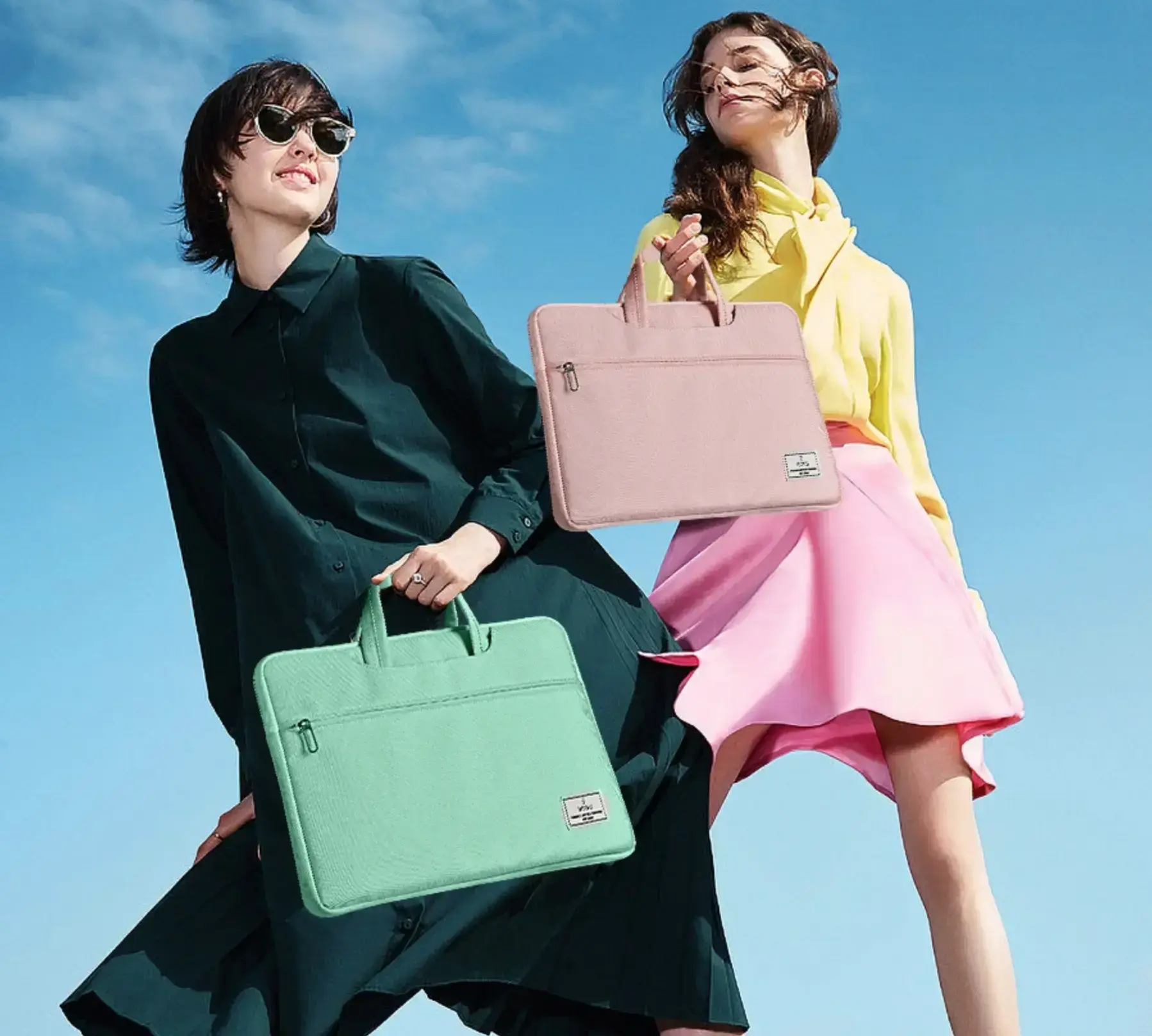 Чохол-сумка WIWU для MacBook 14" Vivi Laptop Handbag Series - Green
