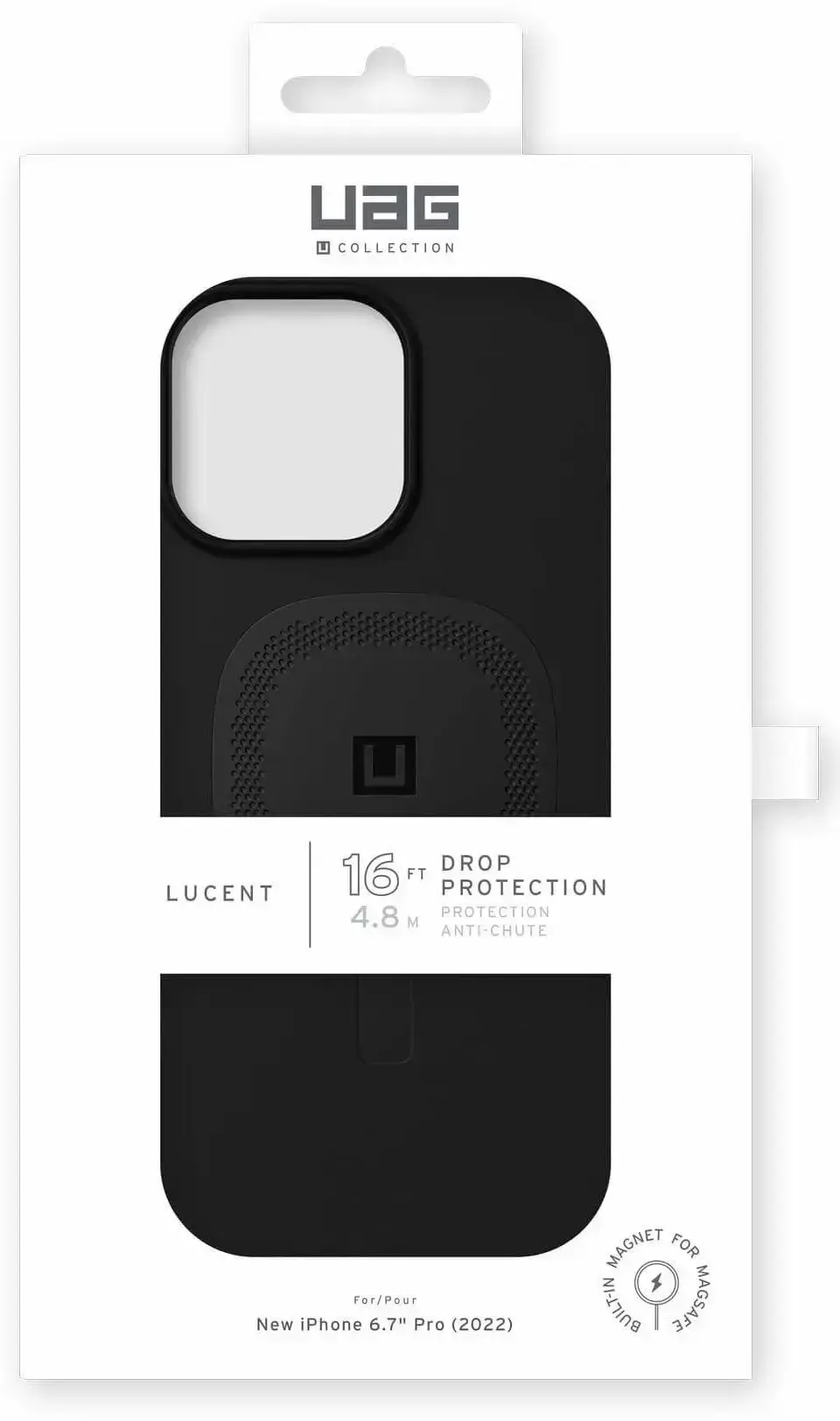 Чехол UAG [U] Lucent 2.0 Case with MagSafe for iPhone 14 Pro Max - Black (114079314040)