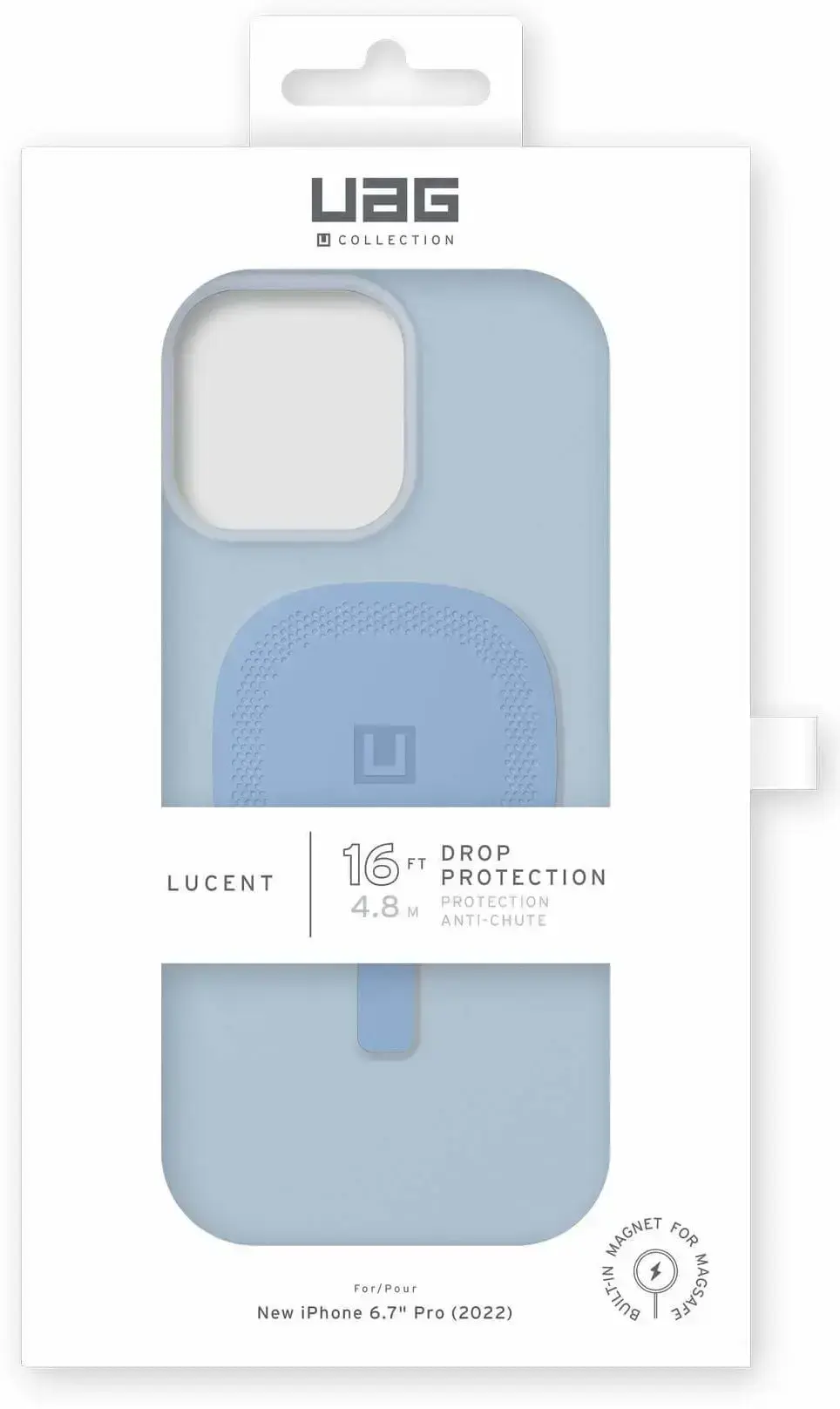 Чехол UAG [U] Lucent 2.0 Case with MagSafe for iPhone 14 Pro Max - Cerulean (114079315858)