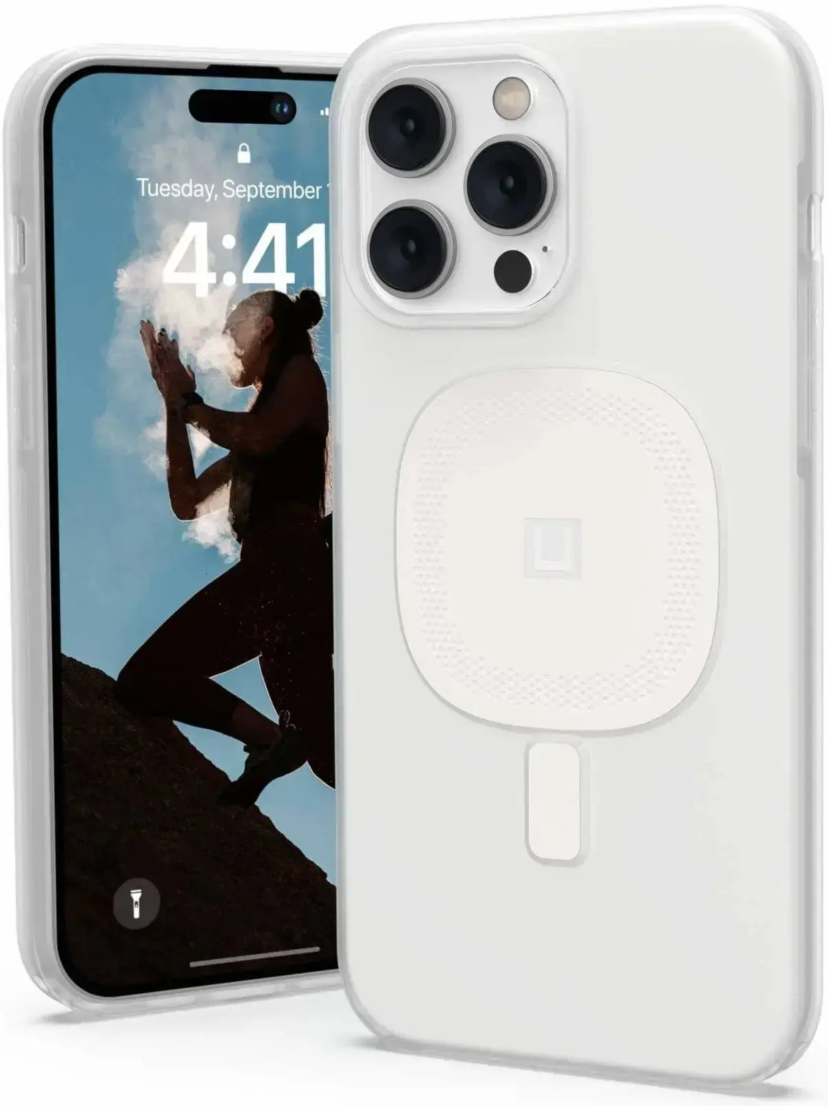 Чехол UAG [U] Lucent 2.0 Case with MagSafe for iPhone 14 Pro Max - Marshmallow (114079313535)