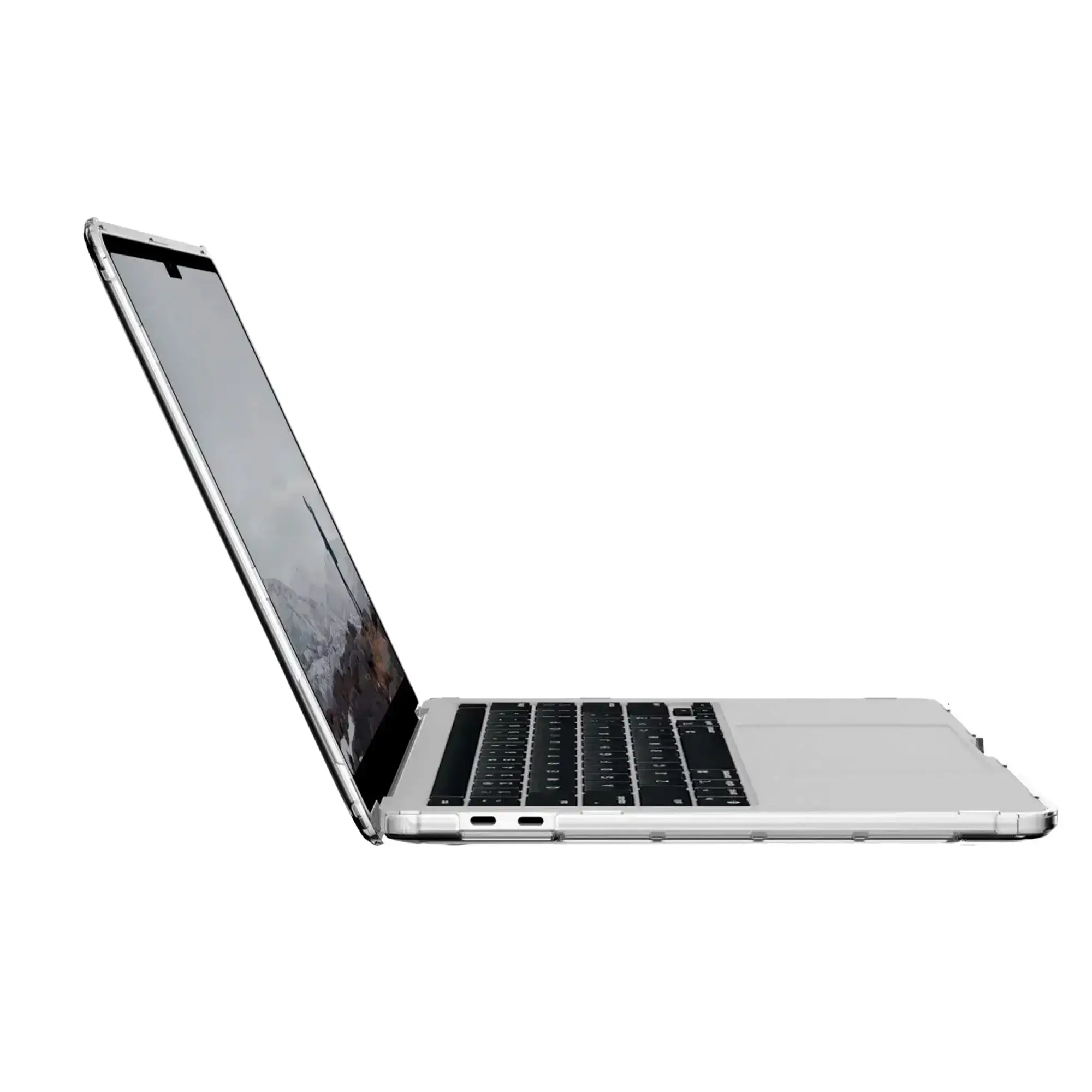 Чехол UAG [U] Lucent series case for MacBook Pro 13" [2020-2021 M1, 2022 M2] Ice/Black (134006114340) С ДЕФЕКТОМ. ЦАРАПИНЫ НА КОРПУСЕ