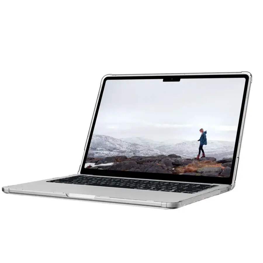 Чохол UAG [U] Lucent series case for MacBook Pro 13" [2020-2021 M1, 2022 M2] Ice/Black (134006114340) З ДЕФЕКТОМ. ПОДРЯПИНИ НА КОРПУСІ