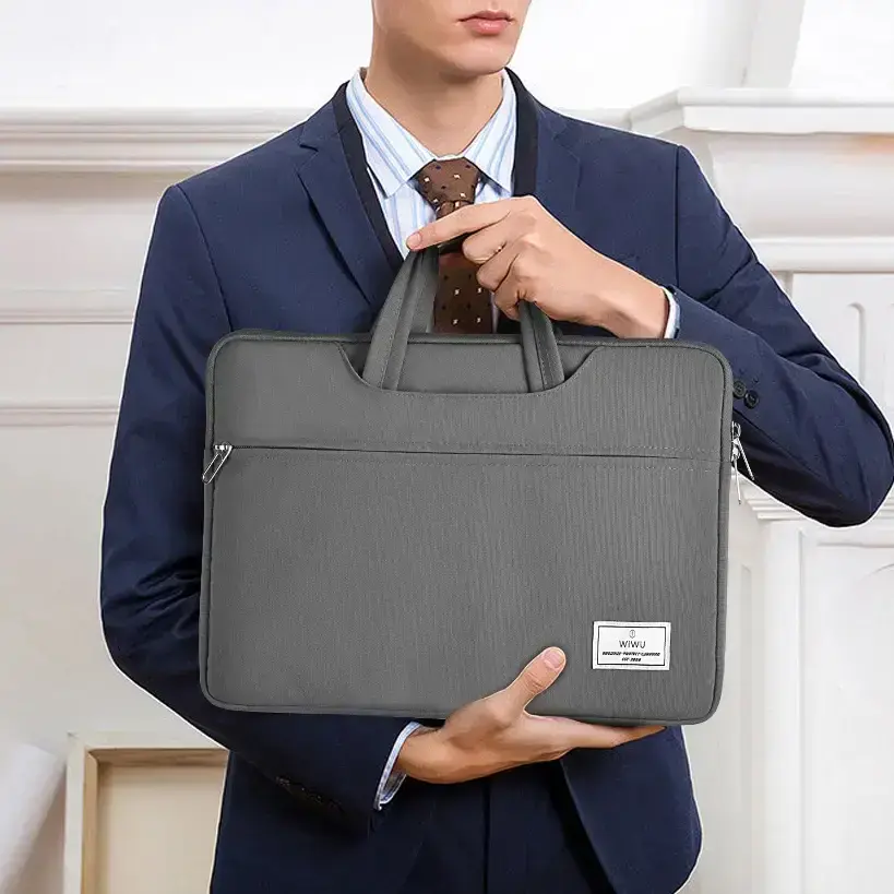 Чехол-сумка WIWU для MacBook 15,6" Vivi Laptop Handbag Series - Grey
