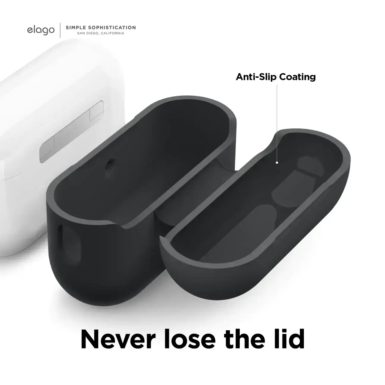 Elago Silicone Basic Case with Nylon Lanyard Mint for Airpods Pro 2nd Gen (EAPP2SC-BA+ROSTR-MT)