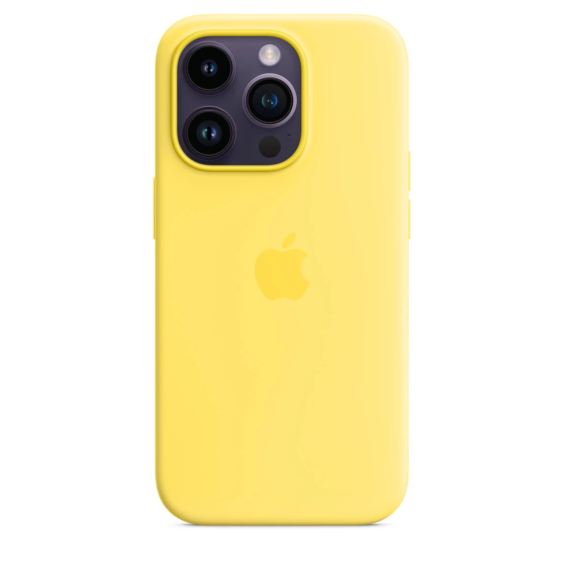 Чехол Apple iPhone 14 Pro Silicone Case with MagSafe - Canary Yellow (MQUG3)