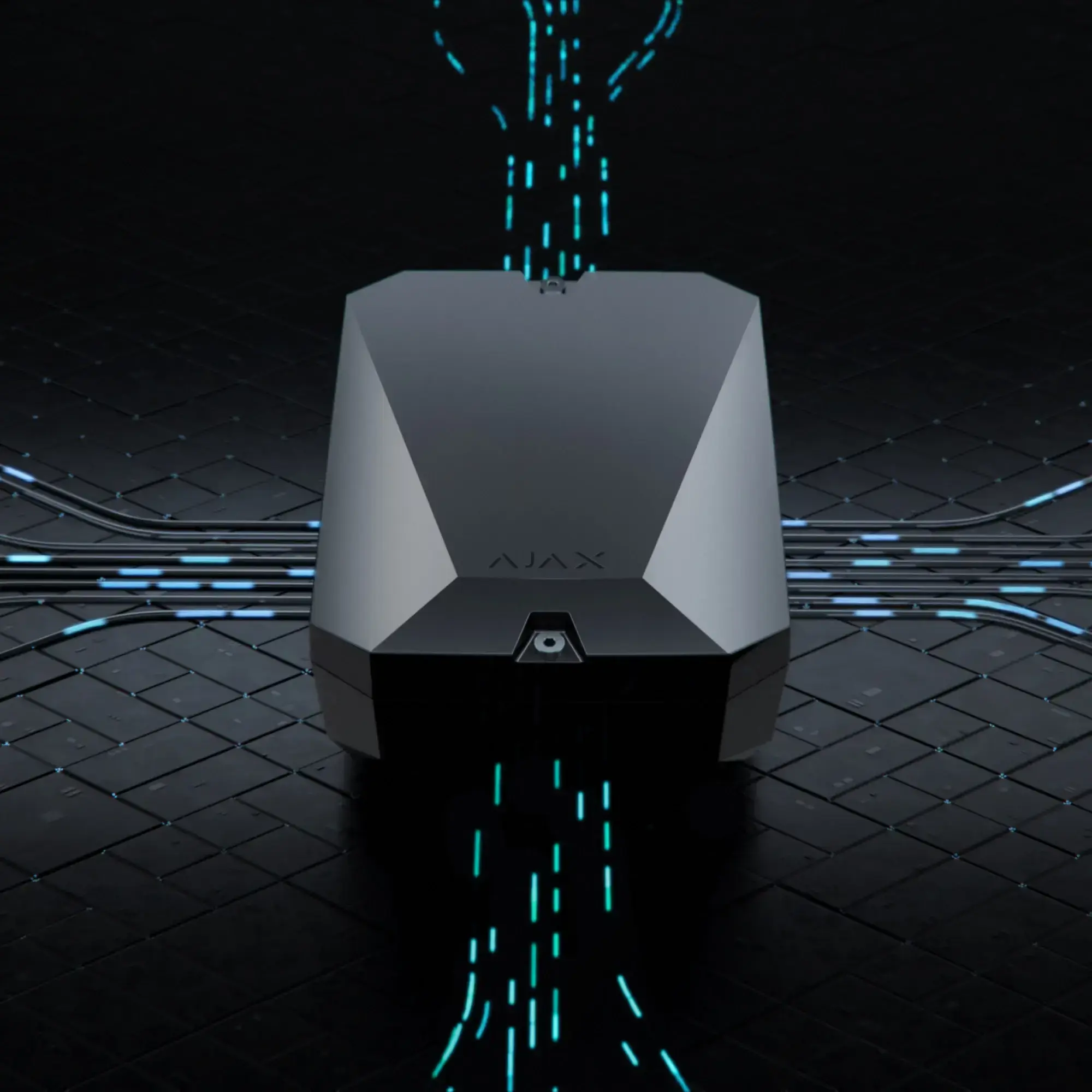 Гибридная централь системы безопасности Ajax Hub Hybrid [2G] Black