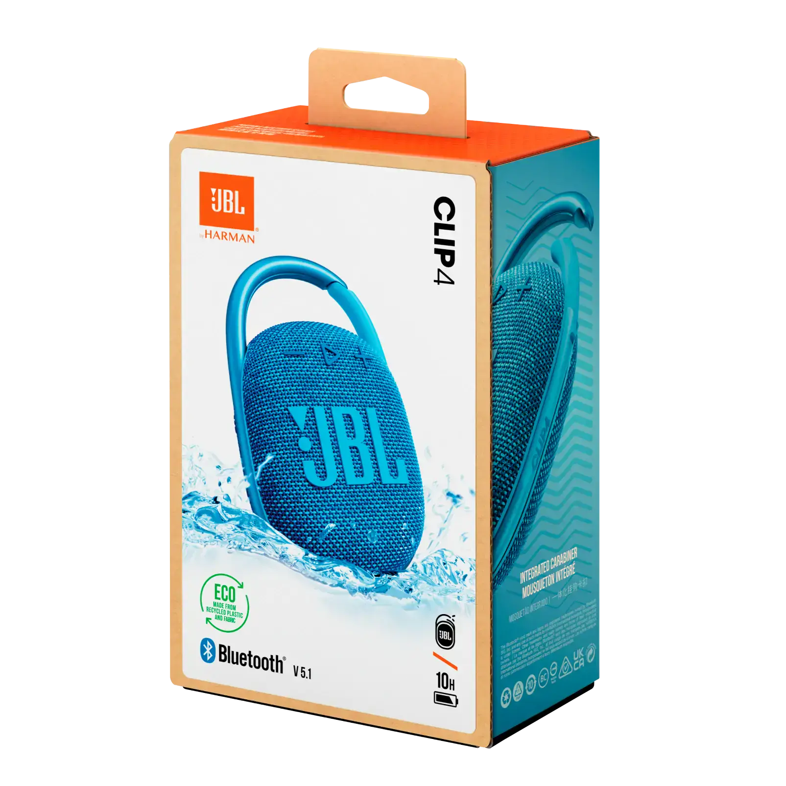 Колонка JBL Clip 4 Eco - Blue (JBLCLIP4ECOBLU)