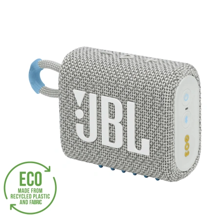 Колонка JBL Go 3 Eco White (JBLGO3ECOWHT)