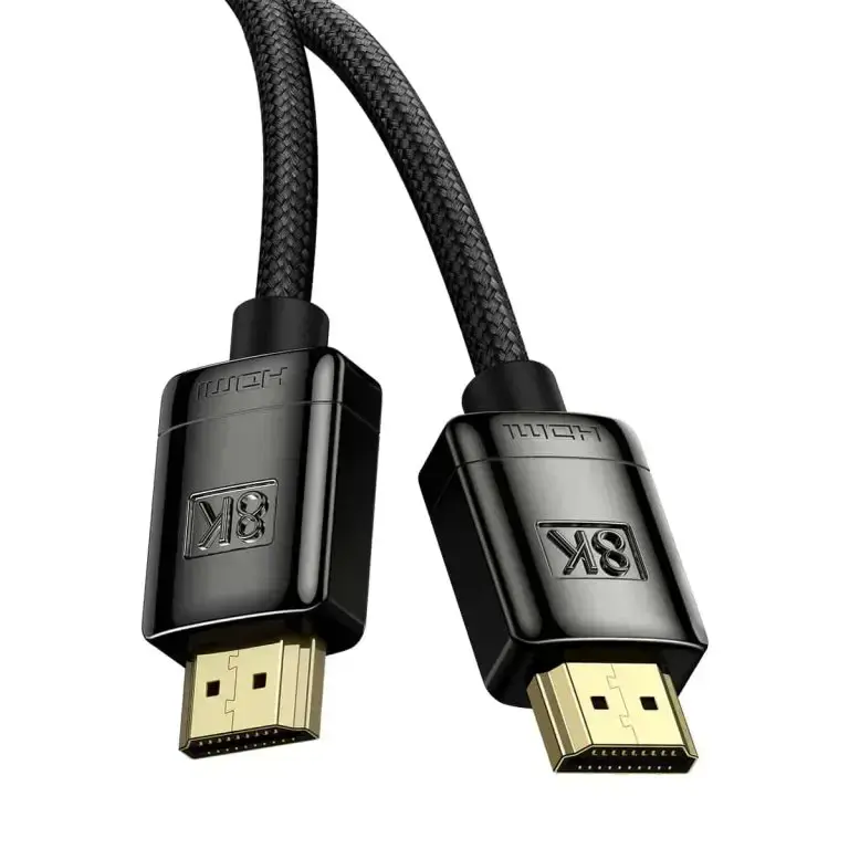 Кабель Baseus High Definition Series HDMI 8K to HDMI 8K Adapter Cable (Zinc alloy) 1m Black (WKGQ000001)