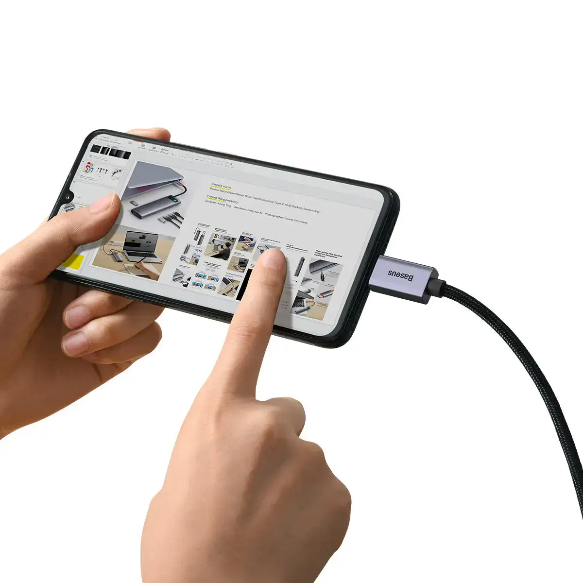 Кабель Baseus High Definition USB-C to HDMI 2m Black (WKGQ010101)
