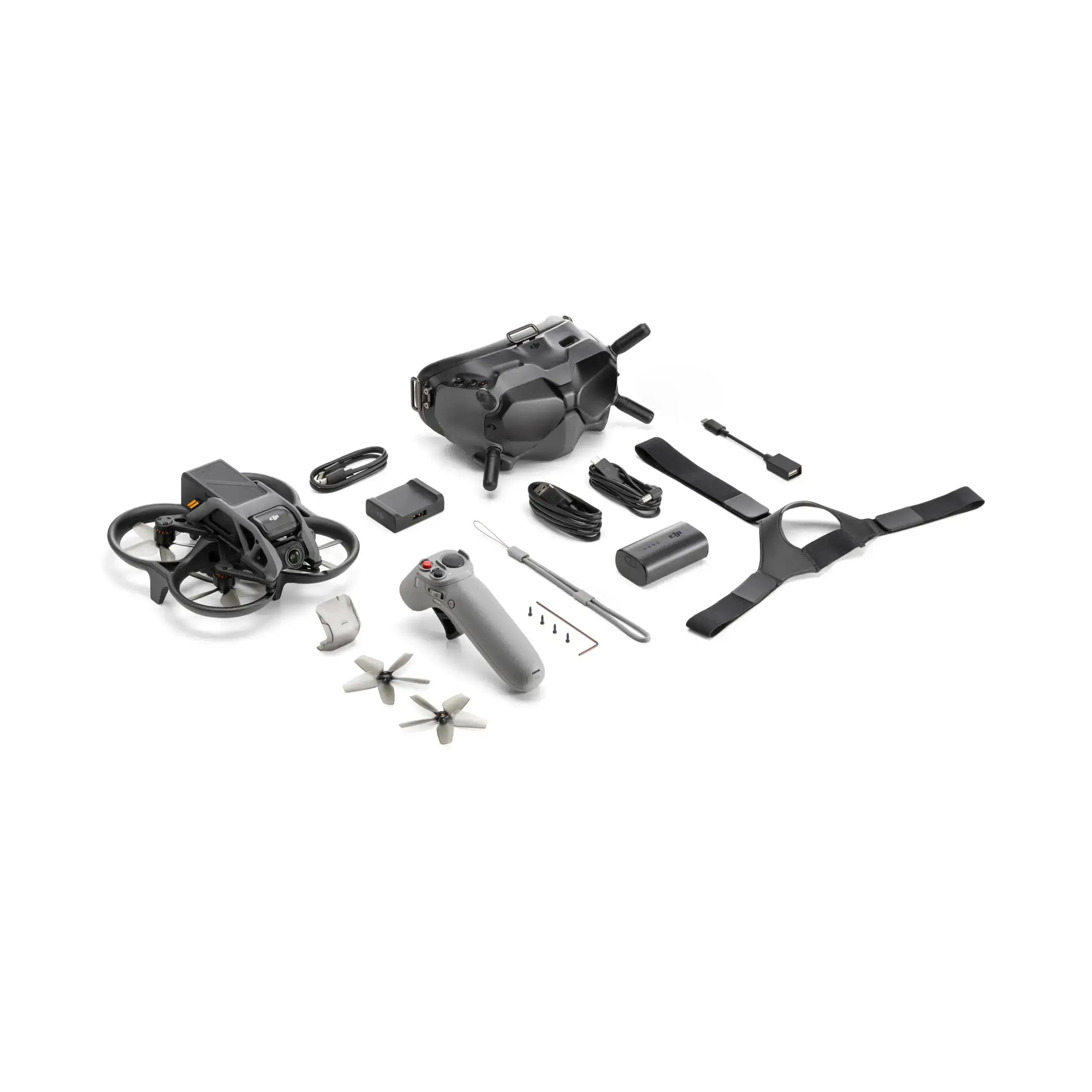 Квадрокоптер DJI Avata Fly Smart Combo with FPV Goggles V2 (CP.FP.00000111.01, CP.FP.00000064.02)