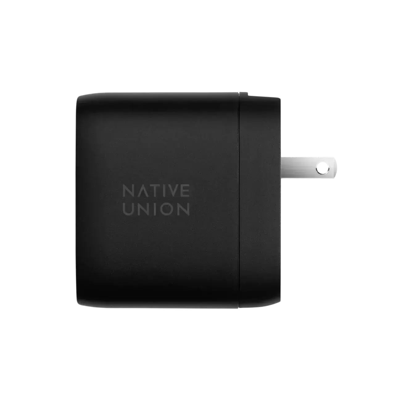 Мережевий зарядний пристрій Native Union Fast GaN Charger PD 67W Dual USB-C Port Black (FAST-PD67-BLK-INT)