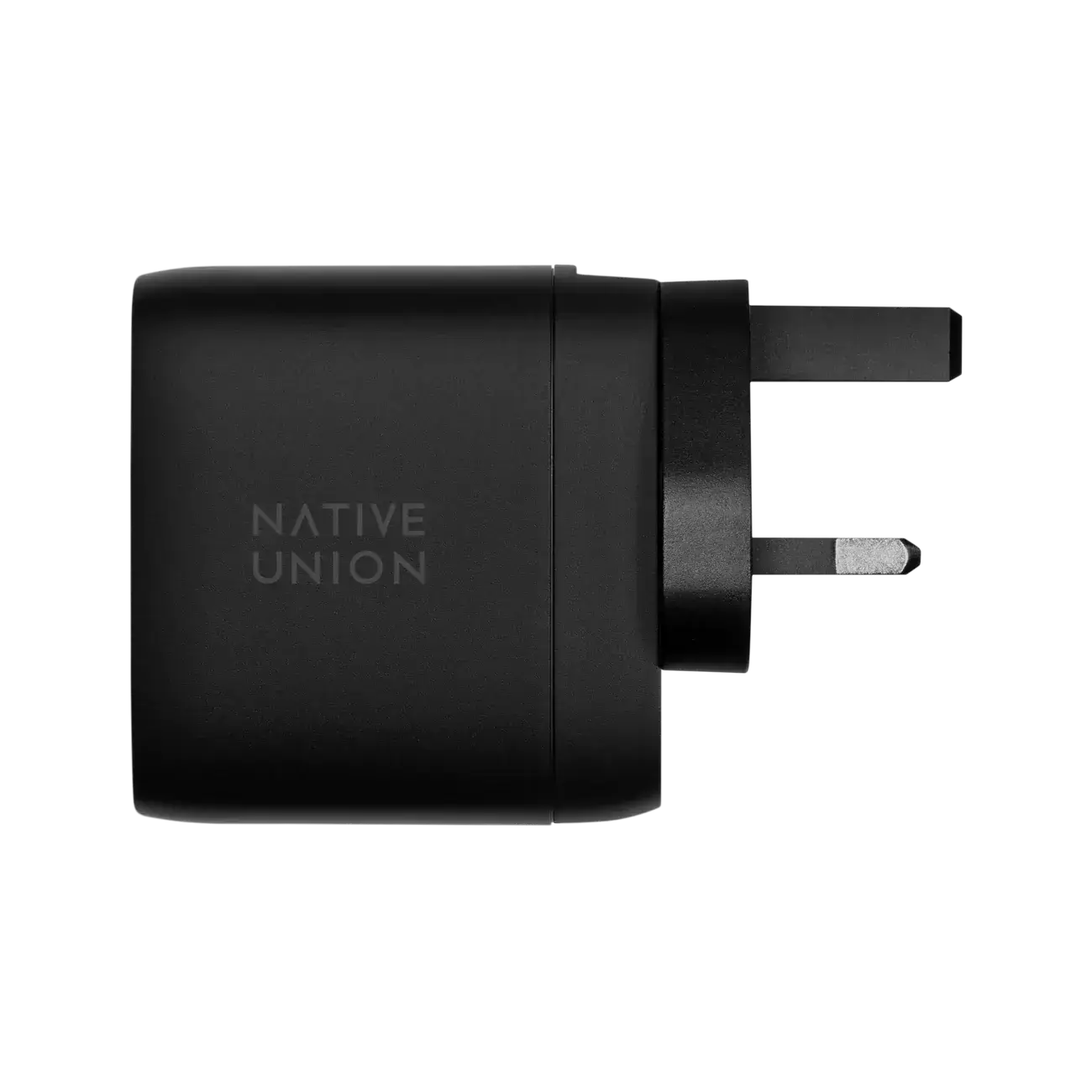 Мережевий зарядний пристрій Native Union Fast GaN Charger PD 67W Dual USB-C Port Black (FAST-PD67-BLK-INT)